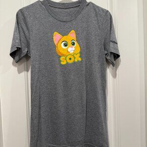 Pixar Lightyear Sox Gray Tee Shirt